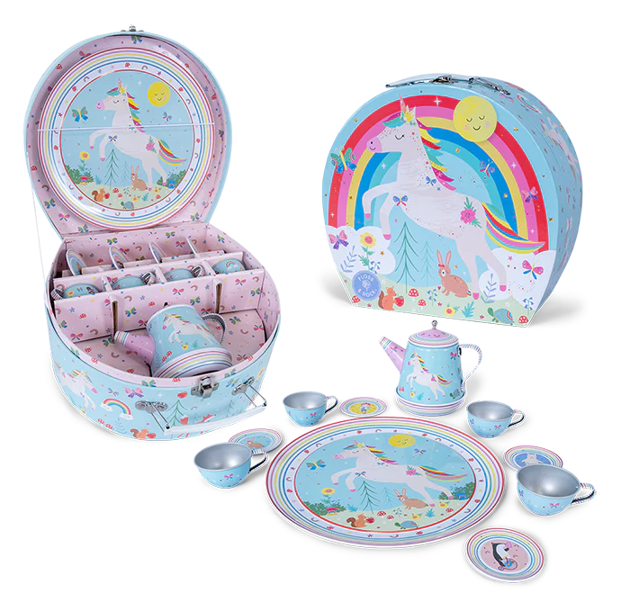 Muzikālais rotaļu trauku komplekts "Rainbow Fairy"