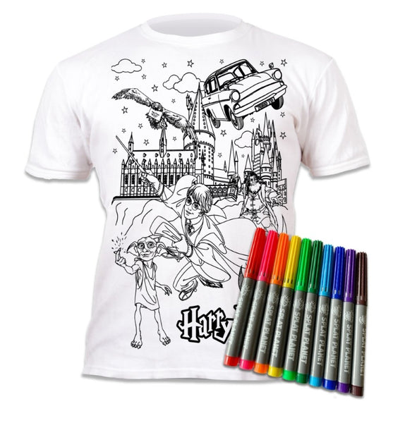 Krāsojamais t-krekls "Harry Potter"