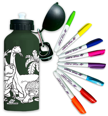 Krāsojamā pudele "Dino"