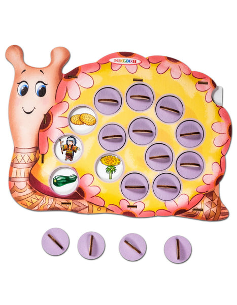 Logopēdiskā spēle "Logogliemezis. Skaņu diferenciācija"