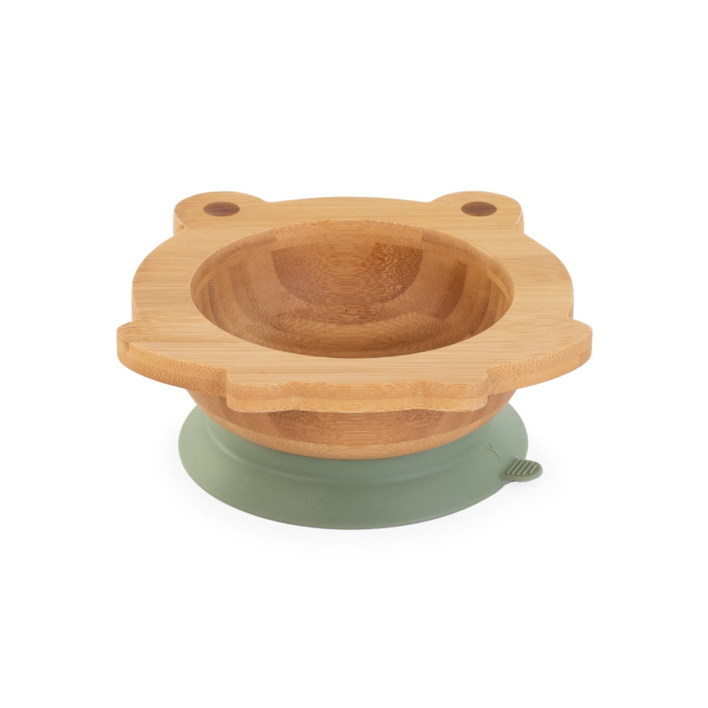 Bambusa bļoda ar karoti "Frog"