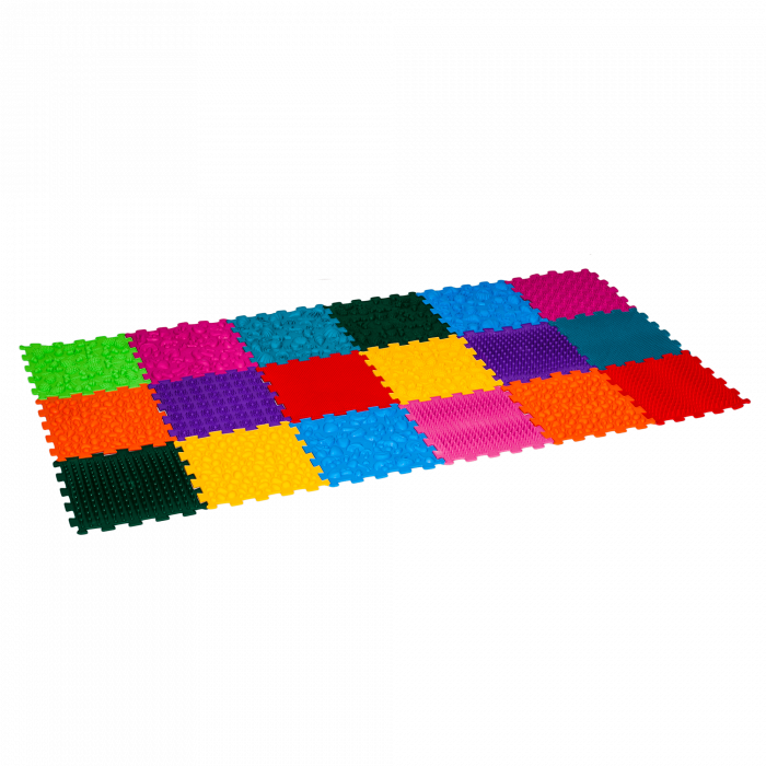 Ortopēdisko paklājiņu komplekts "Puzzle Mega Mix 18"