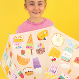 Krāsu mainošs lietussargs "Sweet Treats"