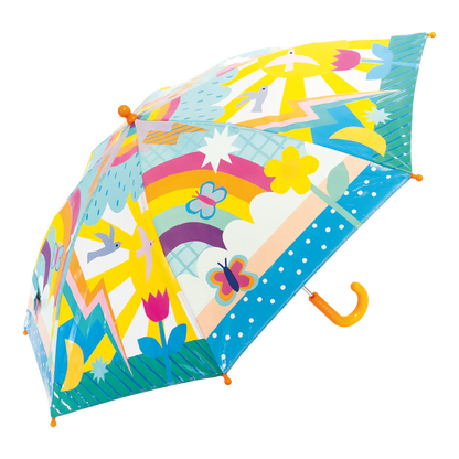 Krāsu mainošs lietussargs "Rainbows"