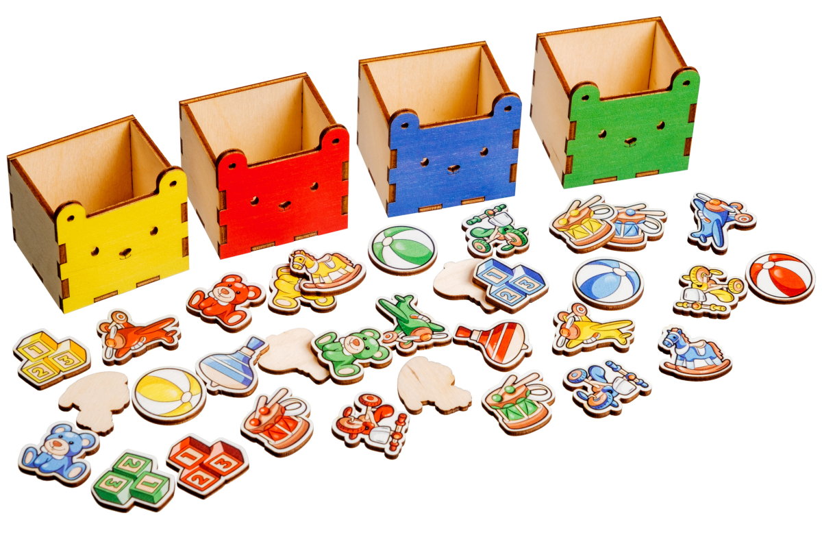 Koka sorteris "Rotaļlietas"