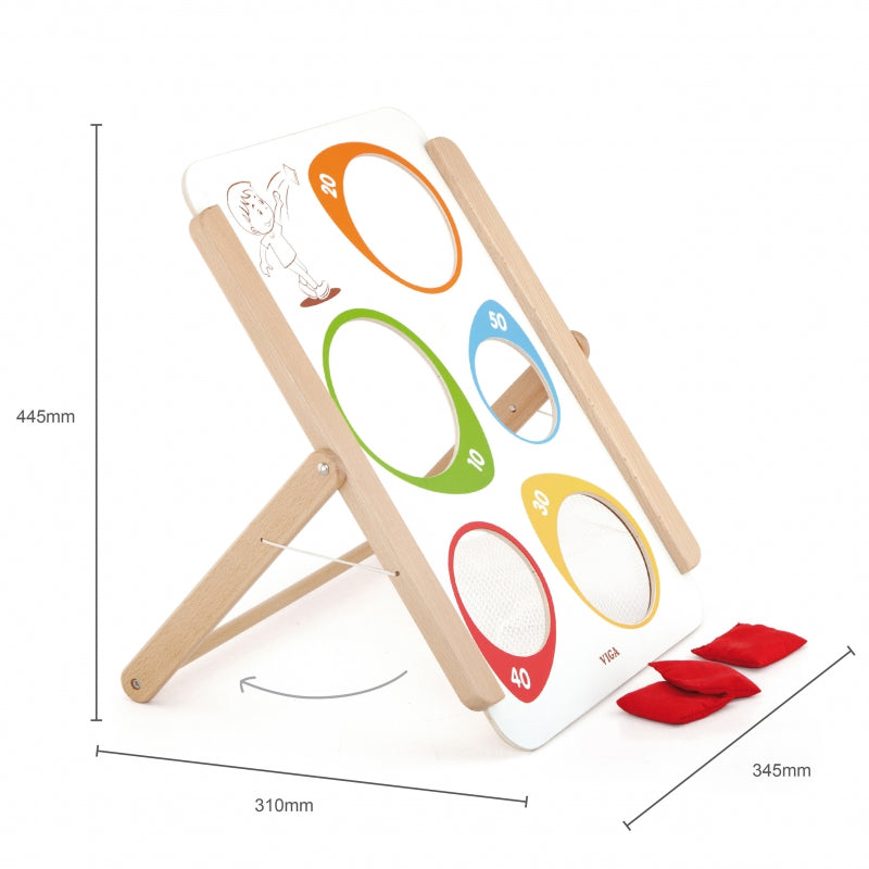 Mērķēšanas spēle "Sandbag Throwing"