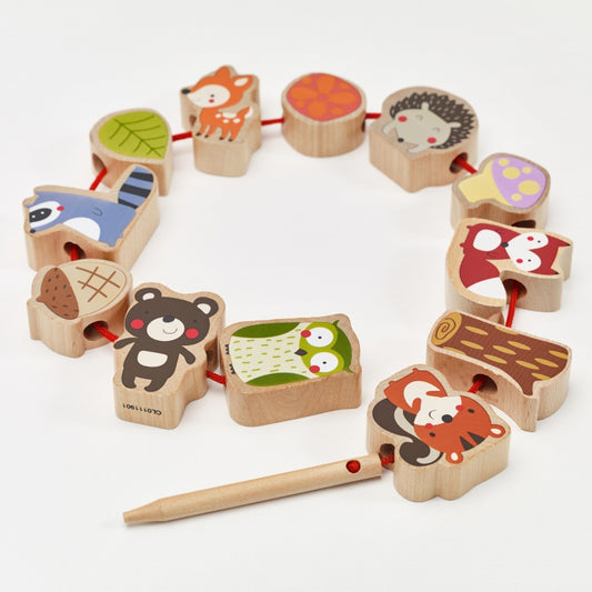 Деревянная игра-шнуровка "Forest Beads"