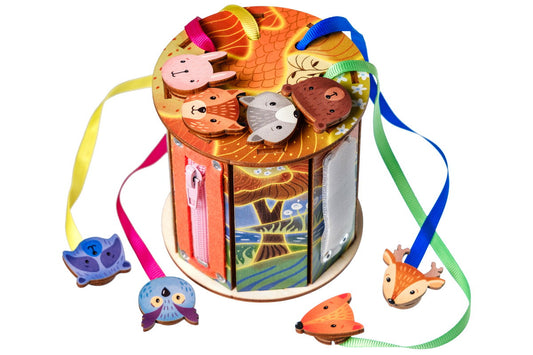 Montesori bizibords "Pasaku mežs"