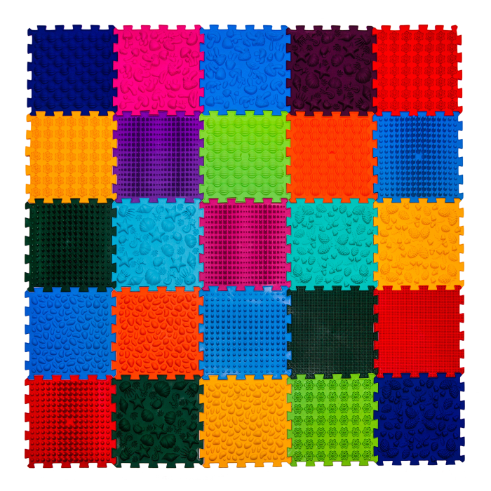 Ortopēdisko paklājiņu komplekts "Puzzle Mega Mix 25"