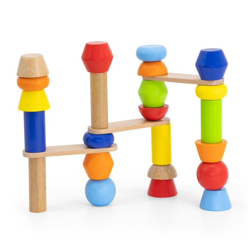 Koka konstruktors-balansieris "Block Tower Building Game"