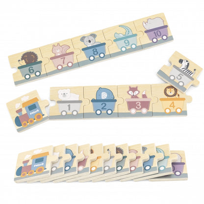 Деревянный пазл "Number Puzzles"