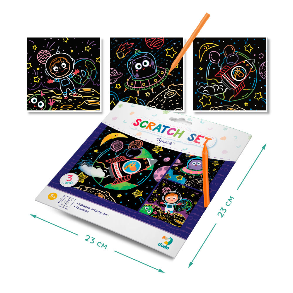 Набор для творчества "Scratch Set. Space"