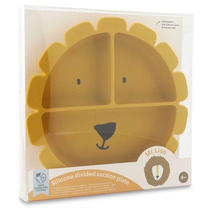Silikona šķīvis ar piesūcekni "Mr. Lion"