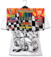 Krāsojamais t-krekls "Cars"