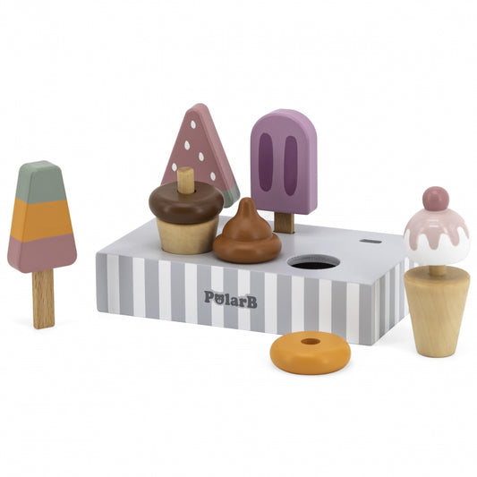 Koka saldējumu komplekts "Popsicle & Ice Cream Set"