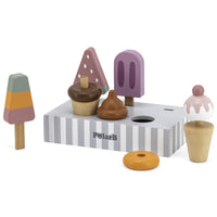 Koka saldējumu komplekts "Popsicle & Ice Cream Set"