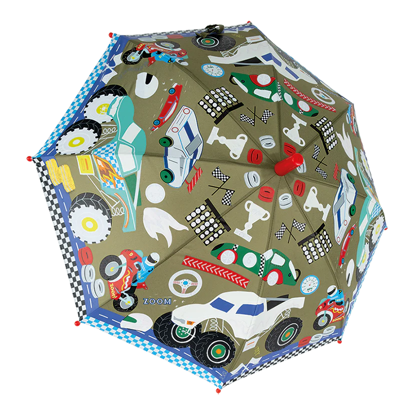 Krāsu mainošs lietussargs "Cars"