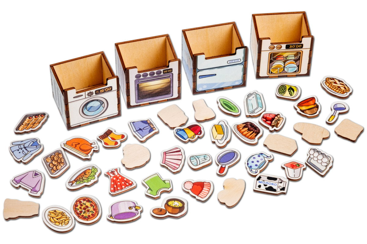 Деревянный сортер "Бытовая техника"