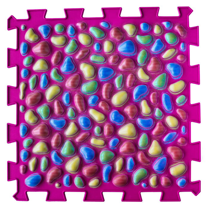 Ortopēdisko paklājiņu komplekts "Pink Pebble 6"