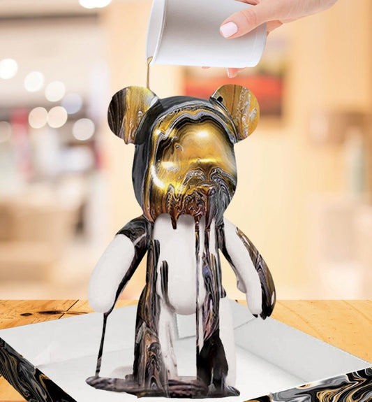 Radošais komplekts 'Marble Bear Metallic