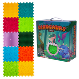 Ortopēdisko paklājiņu komplekts "Dinosaurs Puzzle 10"