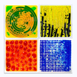 Teksturēti paklājiņi ar šķidrumu "Textured Liquid Mats" (4 gab.)
