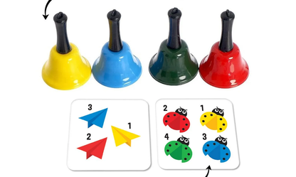 Attīstošā spēle "Krāsainie zvaniņi"