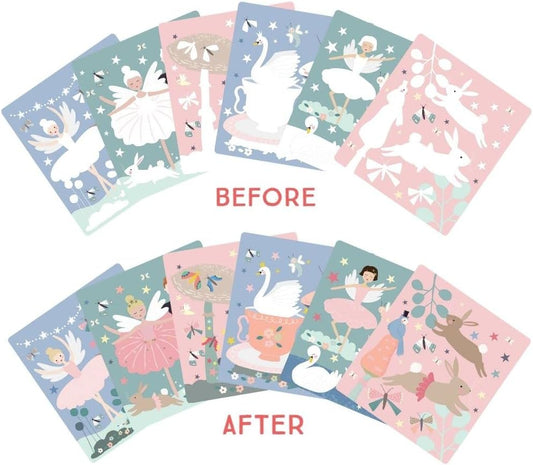 Kartīšu komplekts krāsošanai ar ūdeni