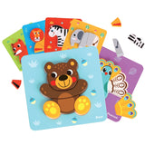 Koka puzle "6 in 1 Mini Animal Puzzle"