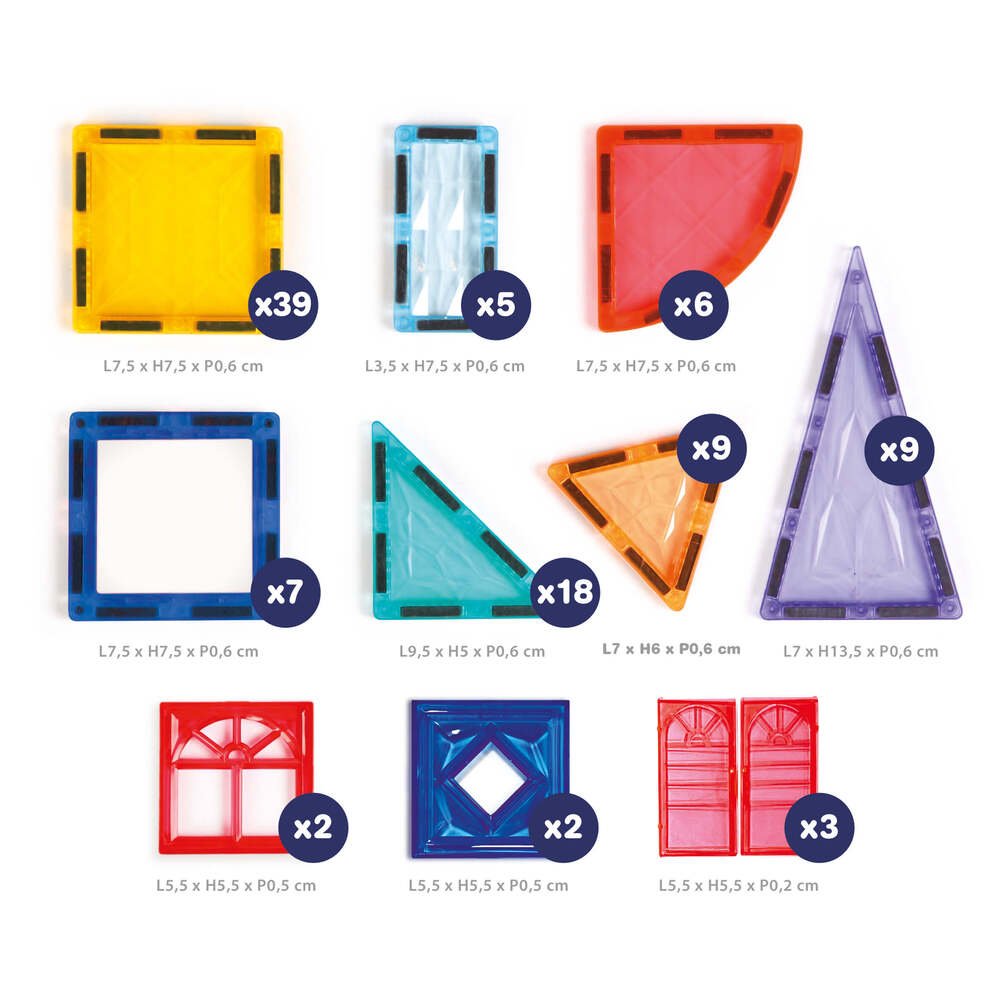 Magnētiskais konstruktors XXL