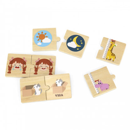 Koka puzle "Opposites"