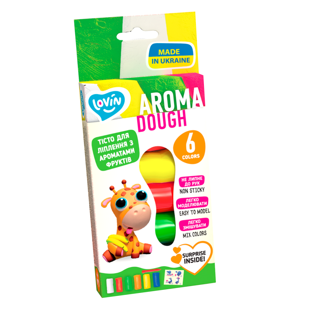 Radošais komplekts Modelēšanas mīkla Play Dough - Aroma Asorti New 6 krāsas