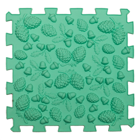 Ortopēdisko paklājiņu komplekts "Puzzle Mix Pastel 6"