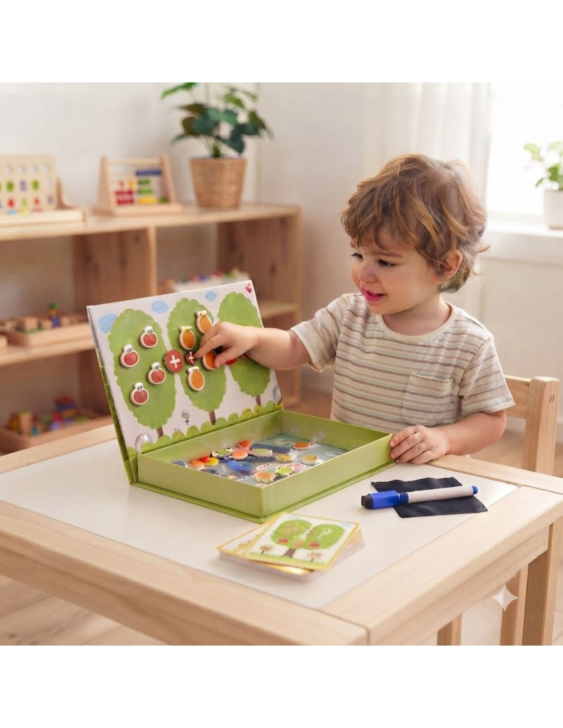Attīstošā magnētiskā spēle "Math Box"