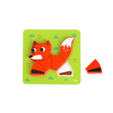 Koka puzle "6 in 1 Mini Animal Puzzle"