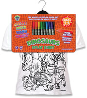 Krāsojamais t-krekls "Dinosaurs"