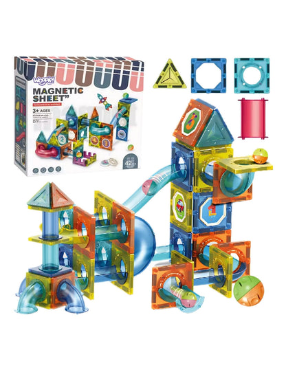 3D Magnētiskais konstruktors-trase (42 detaļas)