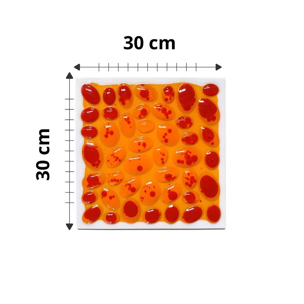 Teksturēti paklājiņi ar šķidrumu "Textured Liquid Mats" (6 gab.)