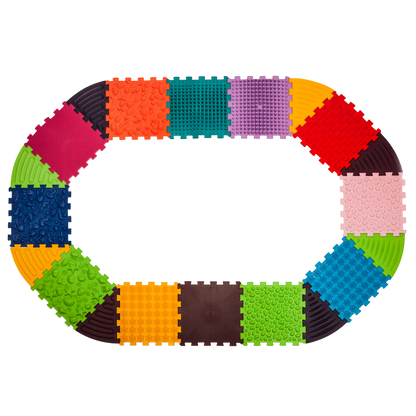 Ortopēdisko paklājiņu komplekts "Puzzle 12+8"