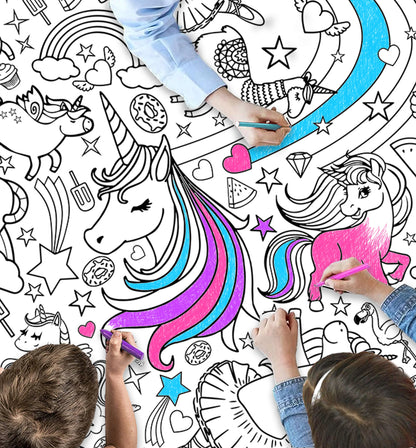 Krāsojamais galdauts "Unicorn"