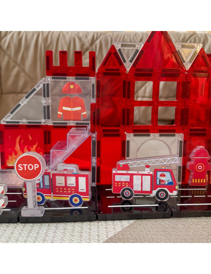 3D Magnētiskais konstruktors"Fire Control" (48 det.)