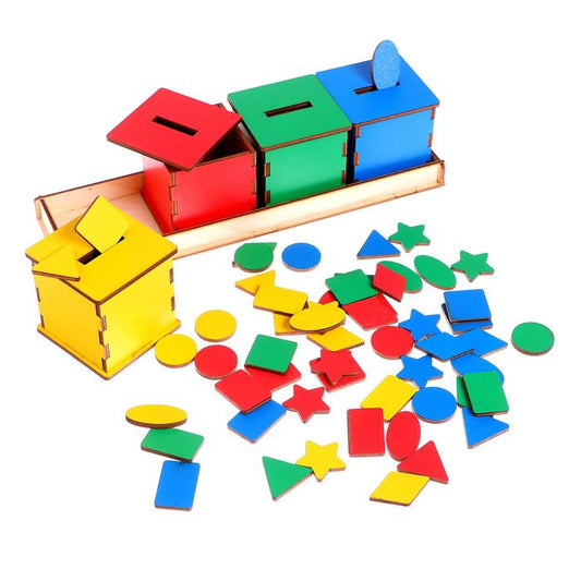 Деревянный сортер "Цветные фигуры"