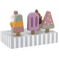 Koka saldējumu komplekts "Popsicle & Ice Cream Set"