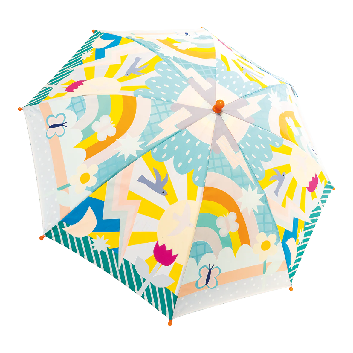 Krāsu mainošs lietussargs "Rainbows"