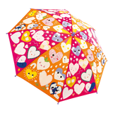 Krāsu mainošs lietussargs "Hearts"