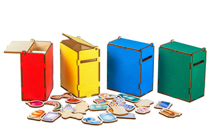 Koka sorteris "Atkritumu mašīna"