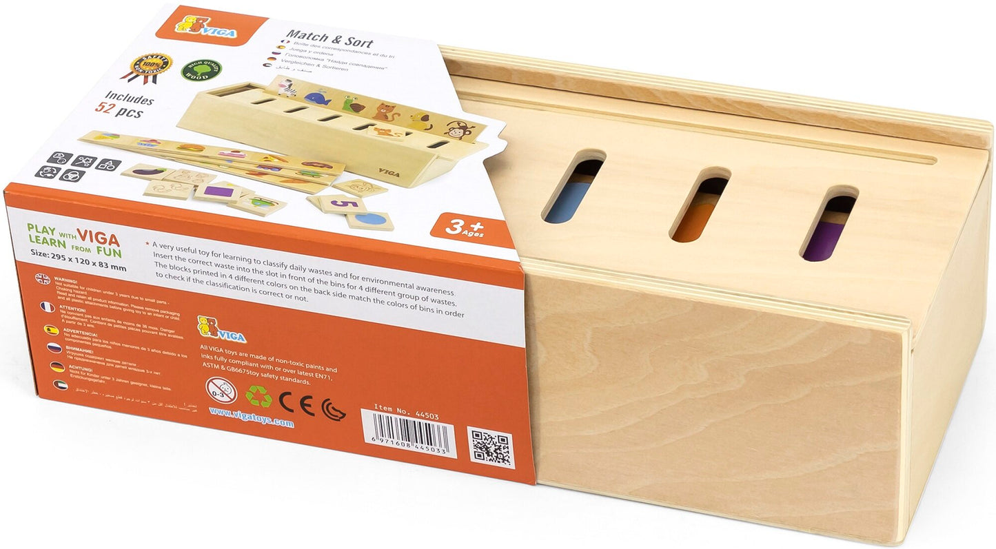 Деревянный сортер "Match and Sort"