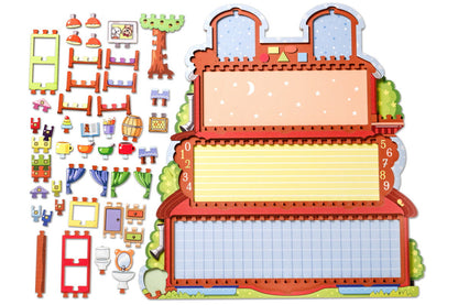 Деревянная рамка-вкладыш "Детский сад для мишек"