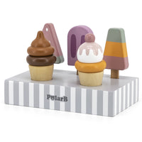 Koka saldējumu komplekts "Popsicle & Ice Cream Set"