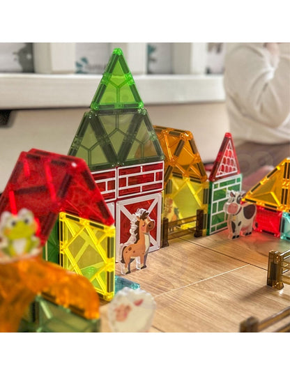 Magnētiskais konstruktors "Farm" (50 det.)